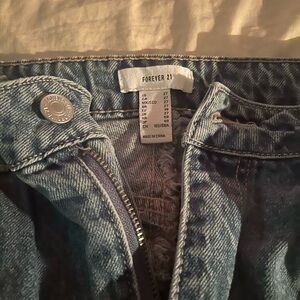 Forever 21 High Rise Light Blue Jeans